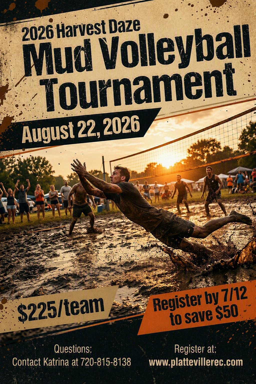 mud volleyball