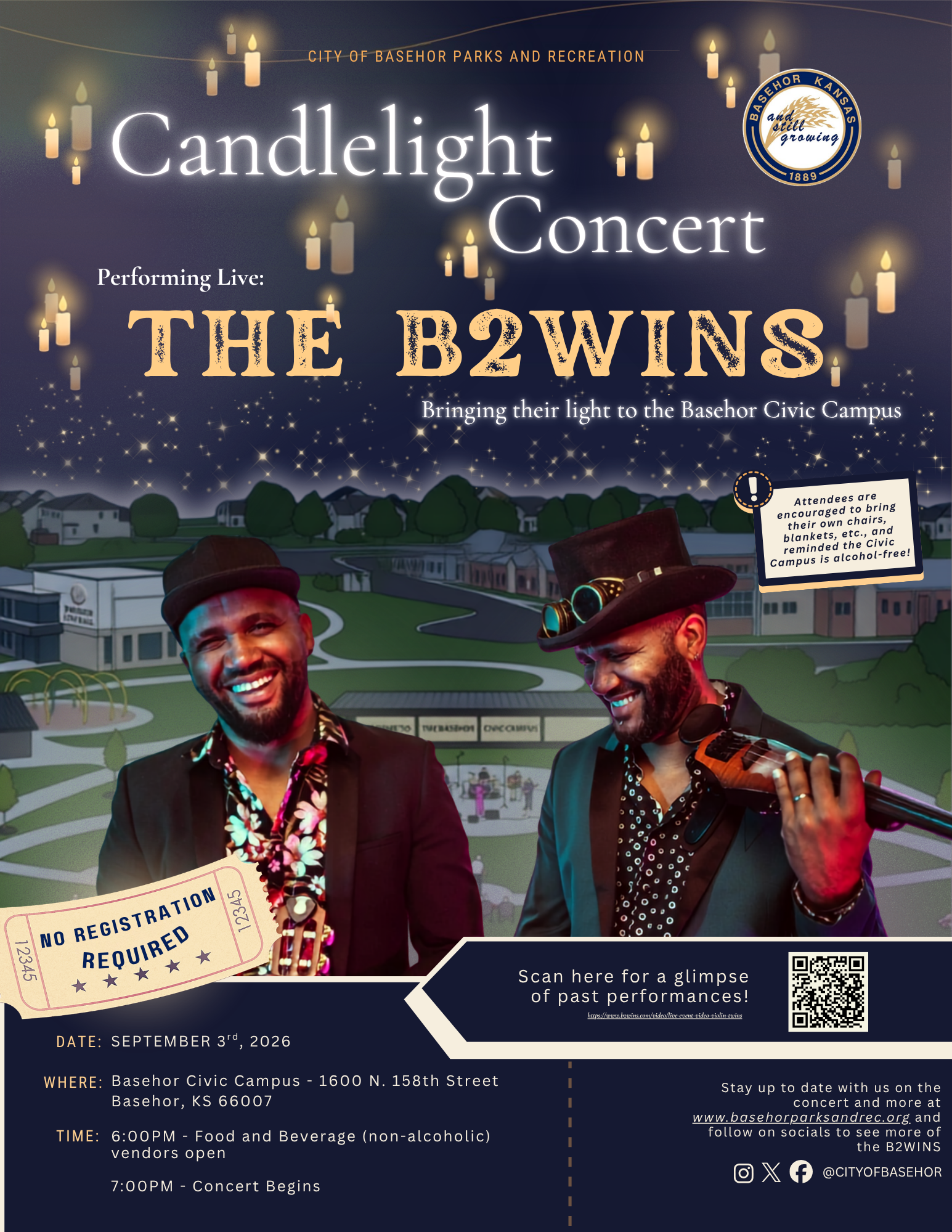 B2WINS Concert Banner